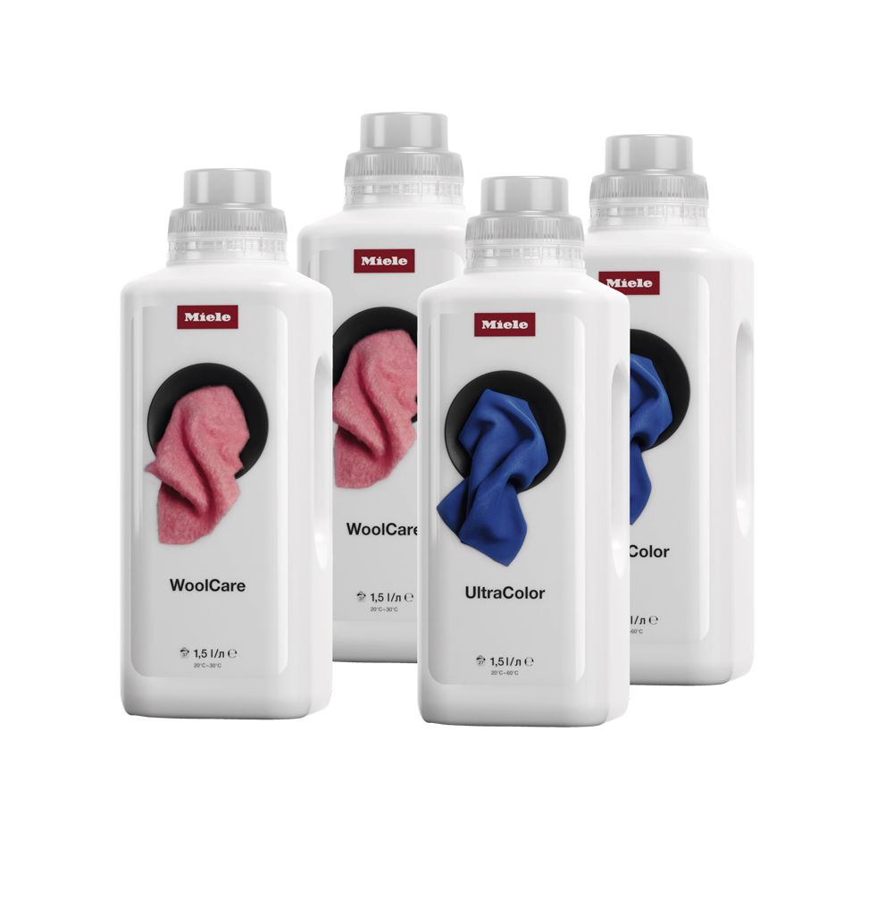 Набор для стирки деликатных тканей и изделий из шерсти WoolCare и цветного белья UltraColor Miele купить в Казани | Всегда в наличии! | Артикул 12144770 | Официальный сайт