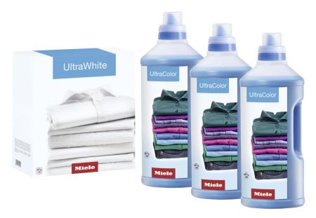 Набор моющих средств для стиральных машин 3хUltraColor + 1хUltraWhite Miele купить в Казани | Всегда в наличии! | Артикул 11347740 | Официальный сайт