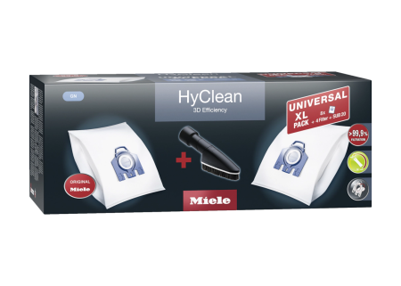 Комплект мешков-пылесборников Universal XL pack HyClean 3D GN Miele купить в Казани | Всегда в наличии! | Артикул 11476550 | Официальный сайт